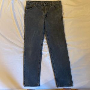 Levi’s Mens 505 33x32 Dark Gray Jeans
